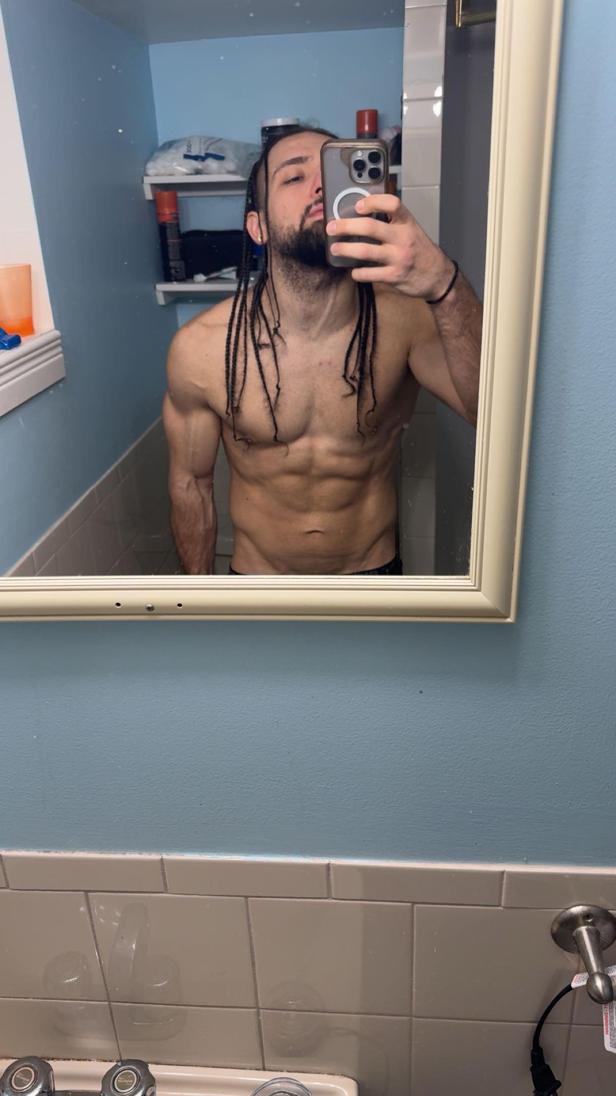 Levent approximately six months into his transformation